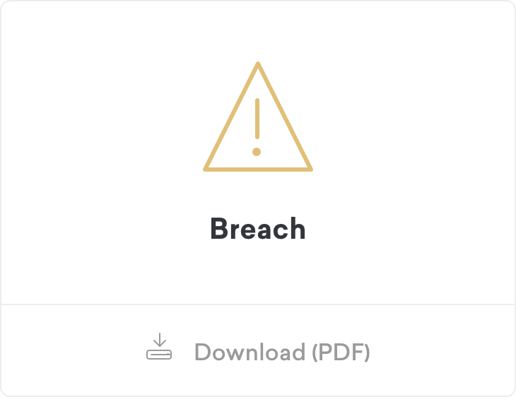 Scrinium - Privacy Policy - Breach PDF Icon - Investment Portfolio Management