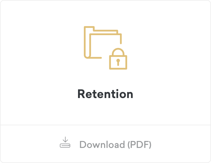 Scrinium - Privacy Policy - Retention PDF Icon - Investment Portfolio Management